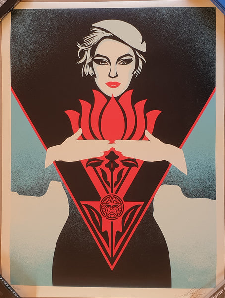 Obey Noir Flower Woman - Blue