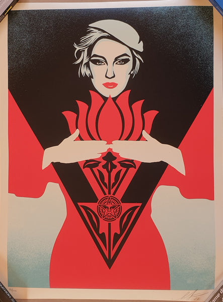 Obey Noir Flower Woman - Red