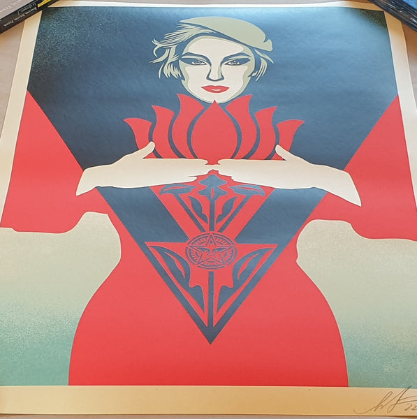 Obey Noir Flower Woman - Red