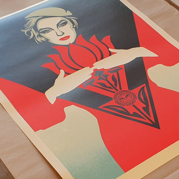 Obey Noir Flower Woman - Red