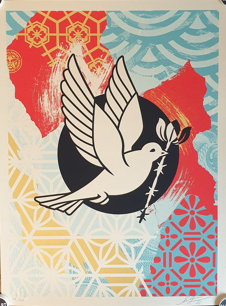 Barbwire Dove Collage (Lisbon)