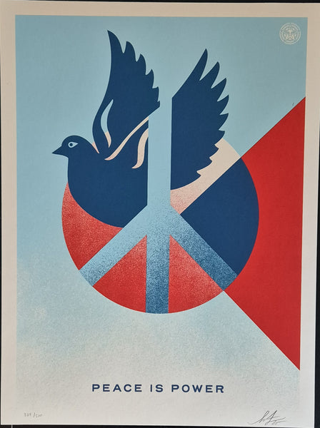 Peace is Power (Blue Dove)