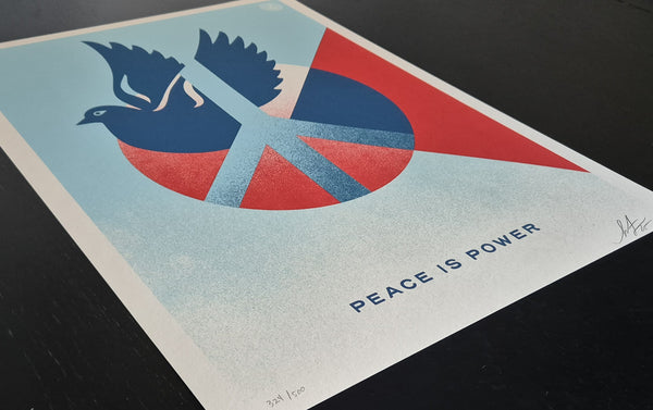 Peace is Power (Blue Dove)