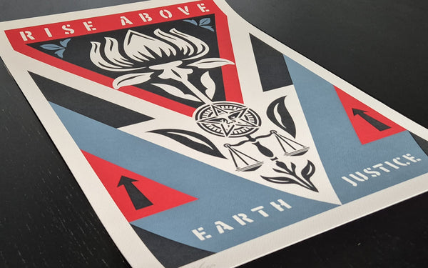 Rise Above Earth Justice (Blue)