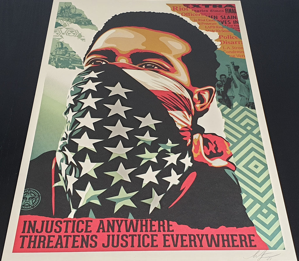 American Rage | Affiche Grand Format Signée | Shepard Fairey – ShareYourArt