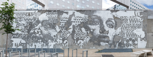 Fresque murale VHILS Paris La Défense