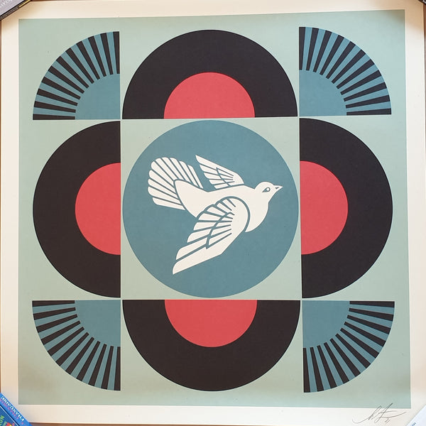 Geometric Dove - Black