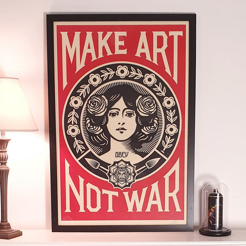 Make Art Not War Shepard Fairey