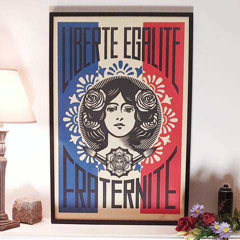 Shepard Fairey Liberté Egalité Fraternité