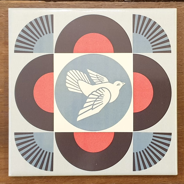 Geometric Dove - Black