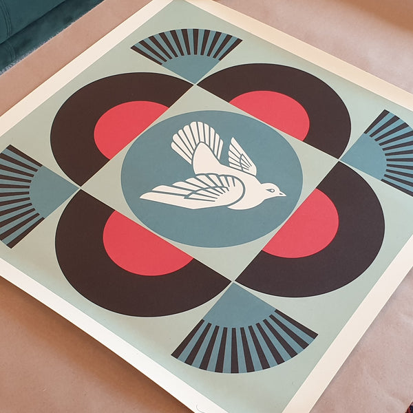 Geometric Dove - Black