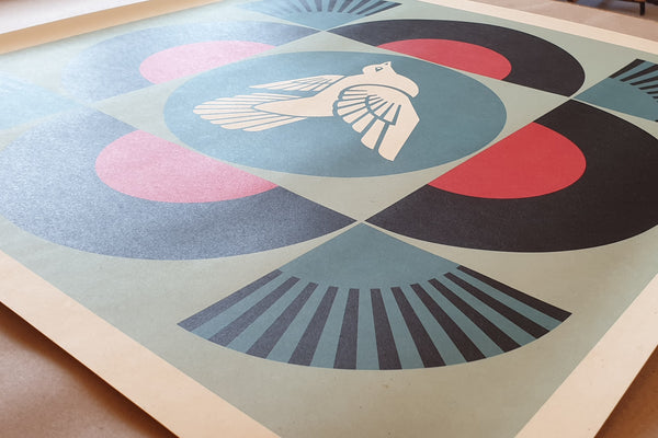 Geometric Dove - Black