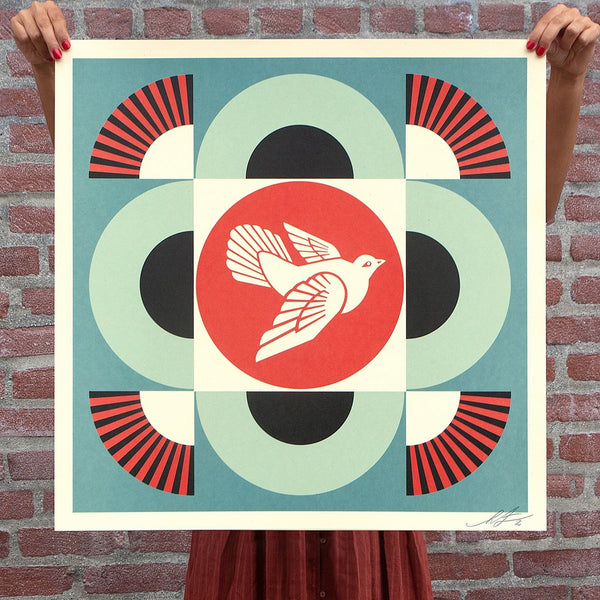 Geometric Dove - Triptyque