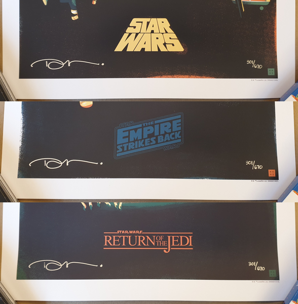 Star Wars Trilogy - Triptyque